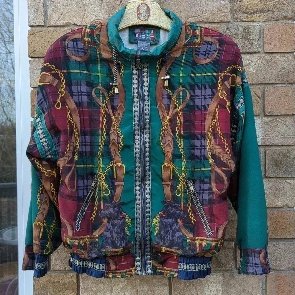 80's Scottie Dog  Windbreaker